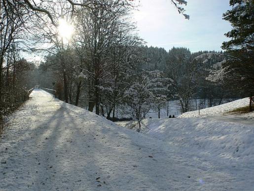 Bundeswanderweg im Winter